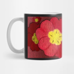 Red Evening Primrose Mug